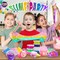 33 Cups Jumbo Slime Kit for Kids, FunKidz Premade Ultimate Slime Pack to DIY Soft, Cloud, Clear, Butter, Glitter, Glow in Dark Slime Making Kit Party Favors Gift Toys for Girls and Boys